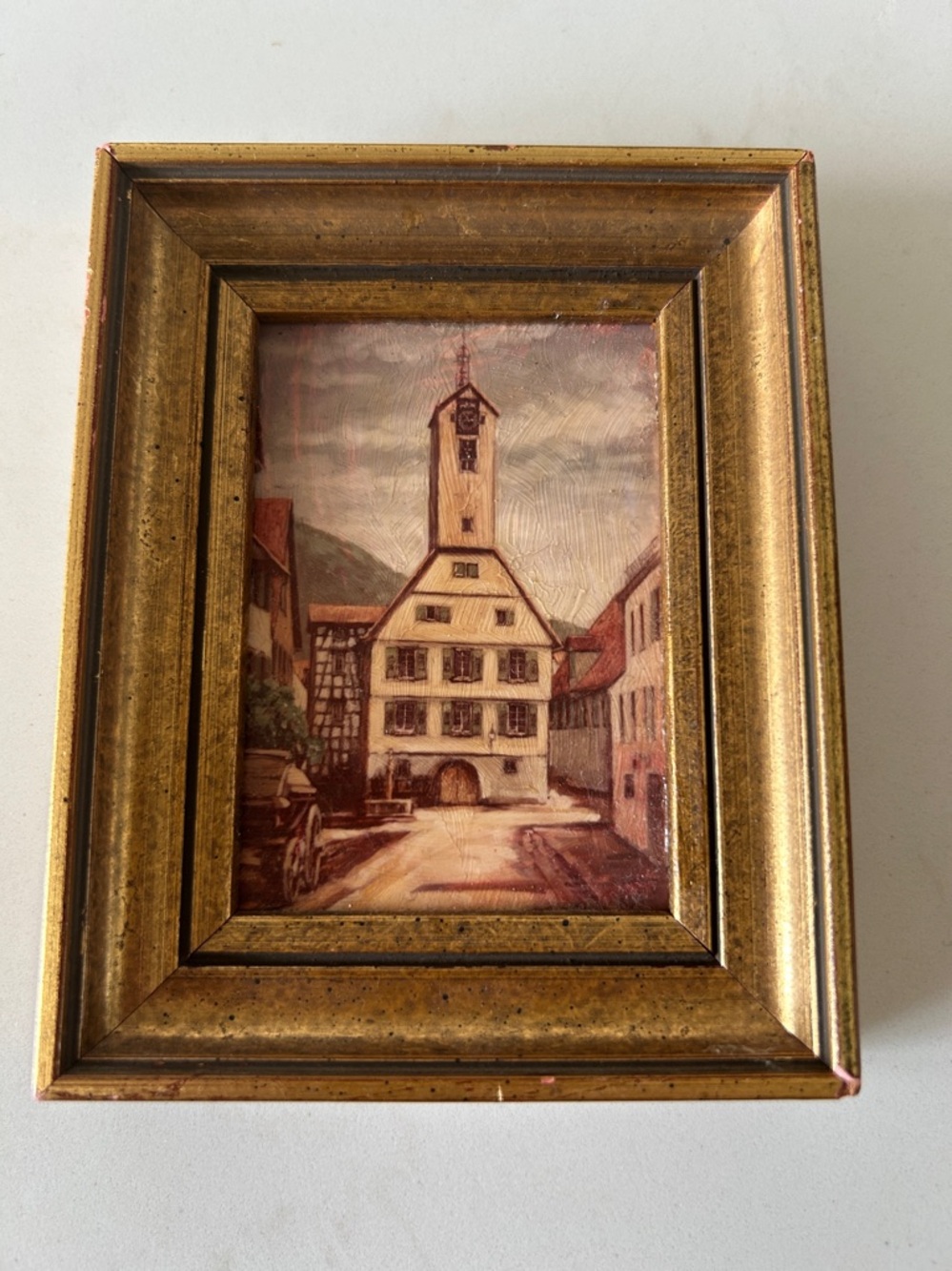 Miniature Oil Painting by artist Olgamalda von Strinnhunet